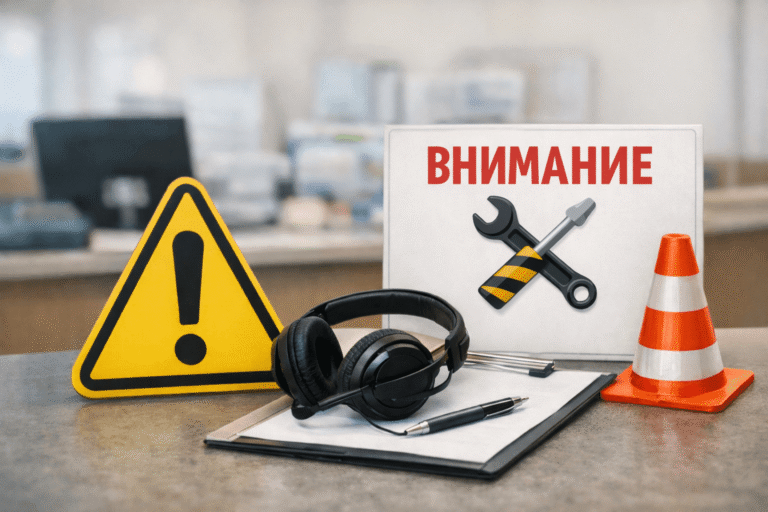 Внимание: технические работы в регистратуре